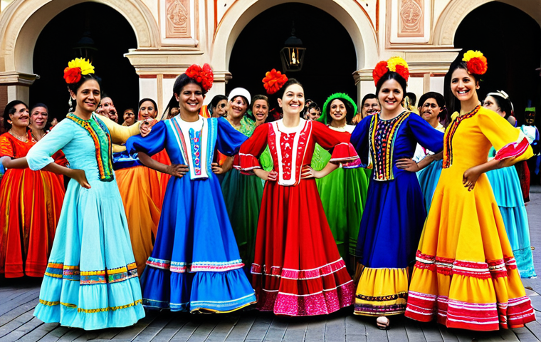 Jadoo and Friends at a Fiesta**

"Jadoo and her friends, Mina and others, are celebrating at a vibrant Fiesta in a colorful plaza, fully clothed in traditional Spanish attire like flamenco dresses, appropriate content, safe for work. Perfect anatomy, correct proportions, natural pose, well-formed hands, proper finger count, natural body proportions, professional illustration, bright and cheerful atmosphere, high quality, family-friendly."

**