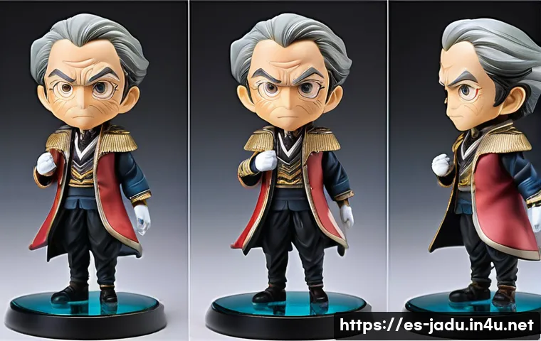 안녕자두야 인형 및 피규어 - A highly detailed collectible figure of a classic anime character wearing intricately textured cloth...